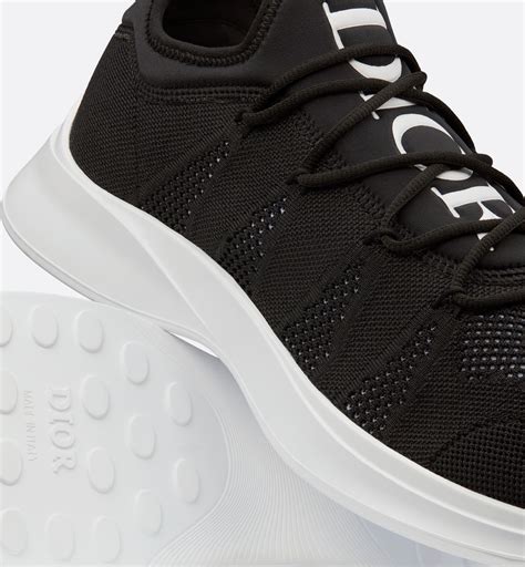 B25 Sneaker Black Neoprene and Technical Mesh .